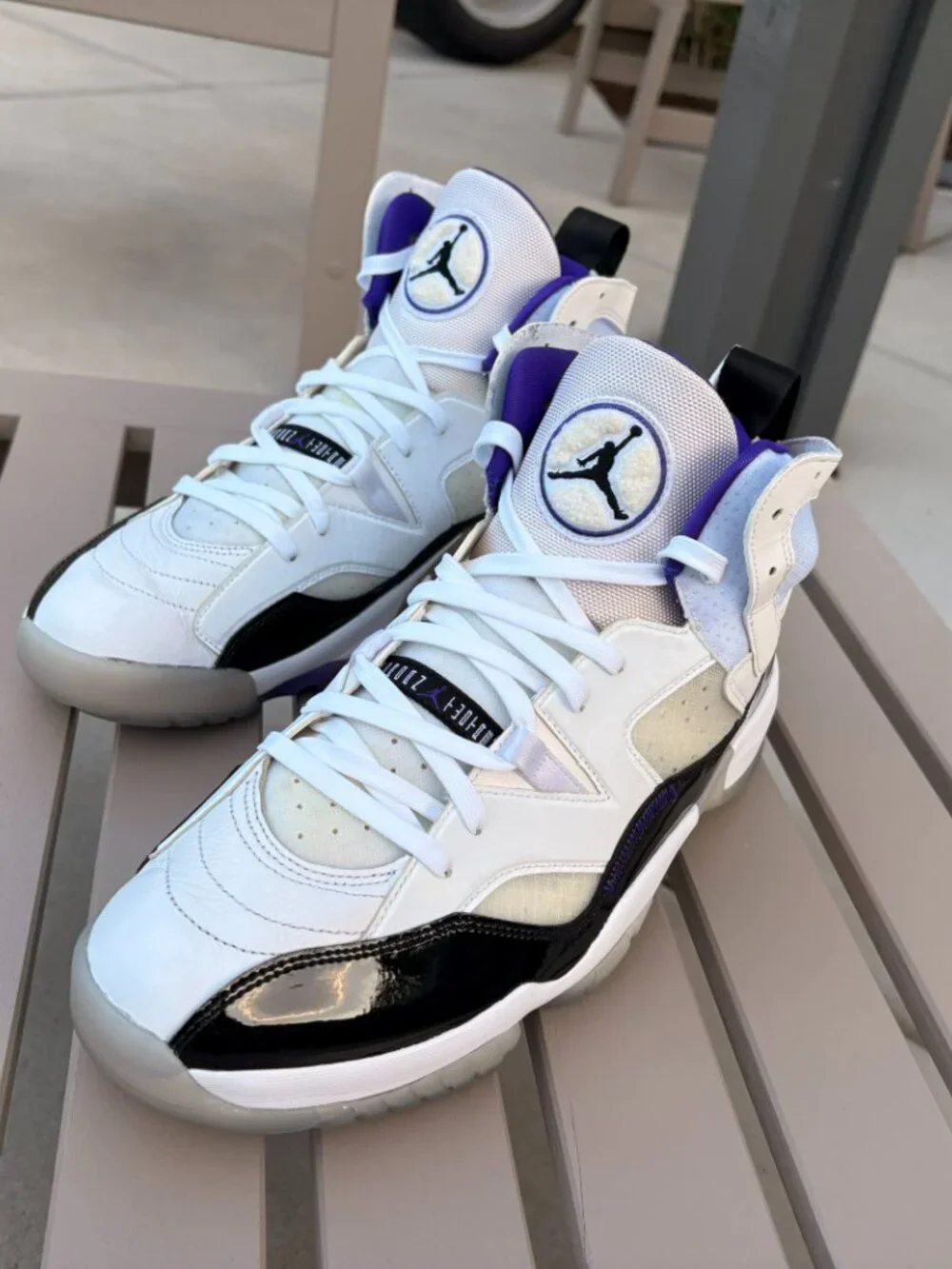 Jordan Jumpman Two Trey White and Purple